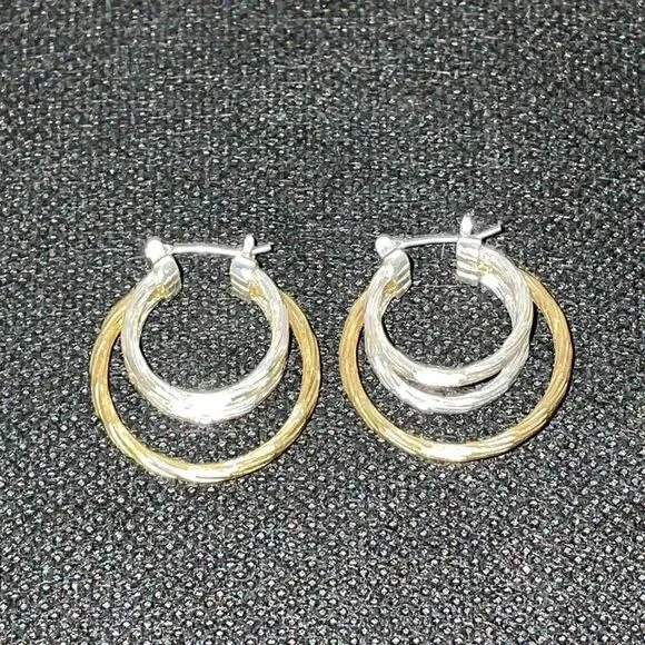 Multi hoop earrings   - Picture 3 of 3